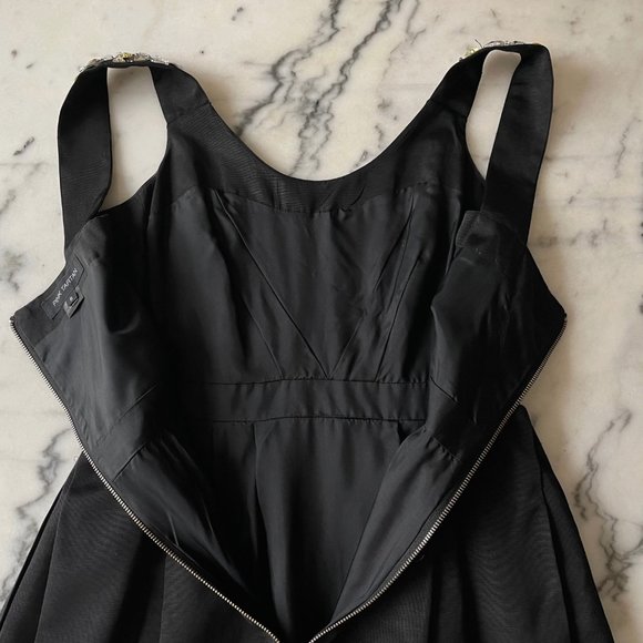 Pink Tartan Dress with Rhinestone Straps - Picture 11 of 13